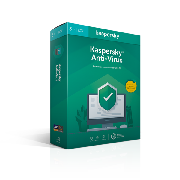 CLÉ KASPERSKY ANTIVIRUS | 3 POSTES