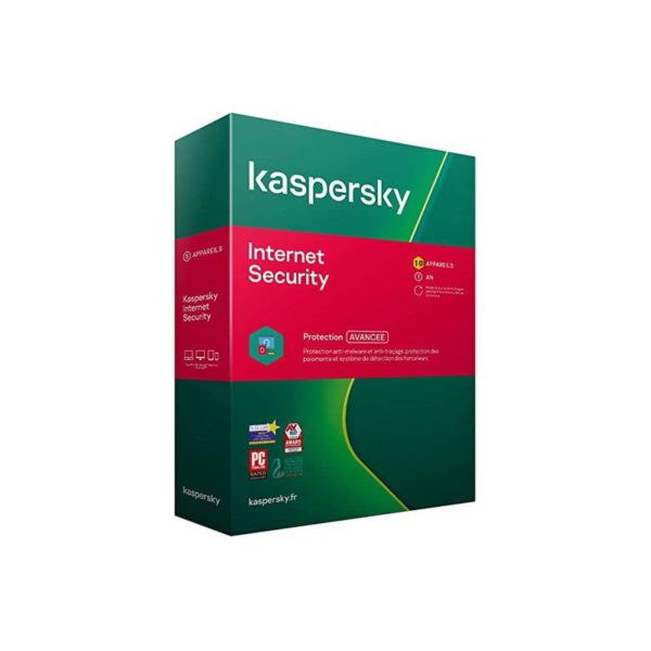 CLE KASPERSKY INTERNET SECURITY | 10 POSTES-1 AN