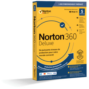 Norton 360 Deluxe - 5D 3 dimensional box shot
