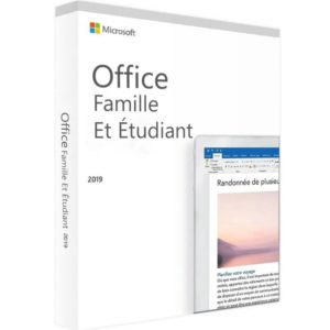 Clé Microsoft Office Famille et Etudiant, licence, bureautique, 1 utilisateur, suite microsoft